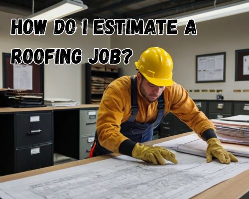 a commercial roofing estimation work