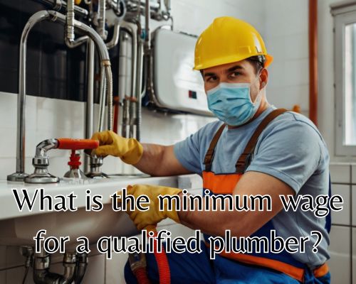 a plumber earning a minimum wage