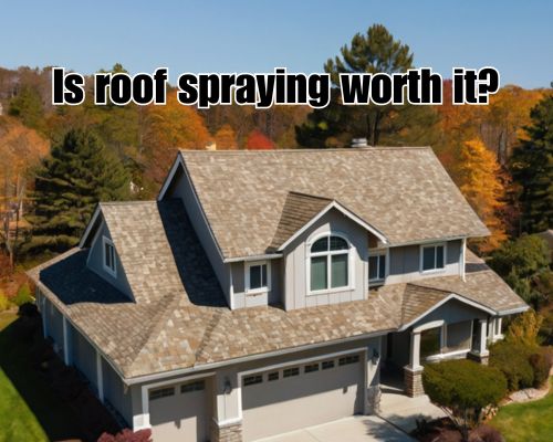 a roofsprayed