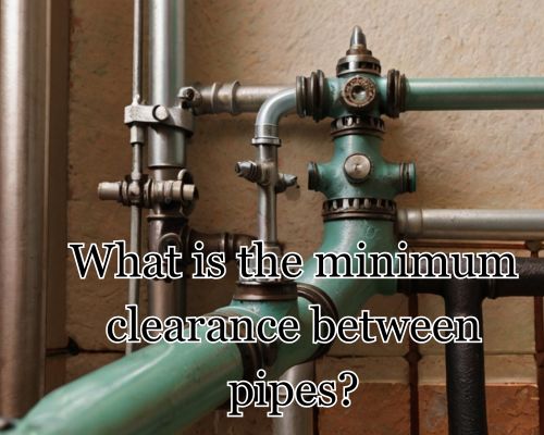 a figure showing a distance among pipes