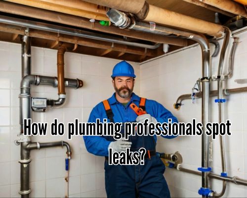 a professional plumber doing leak checking