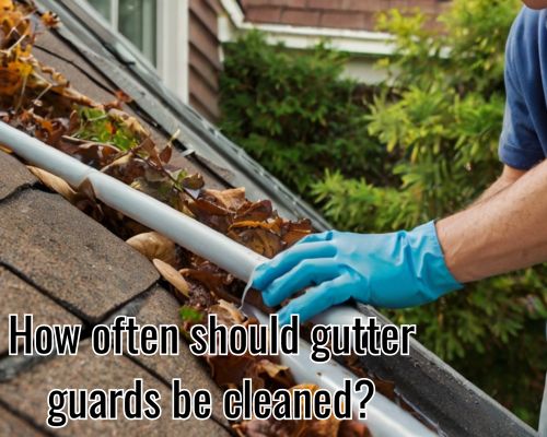 gutter guards under cleaning maintenance