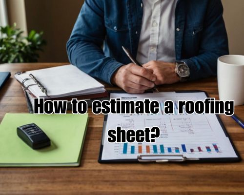 roofing sheet estimation work