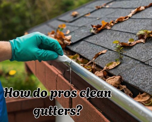 a roof gutter pro cleaner