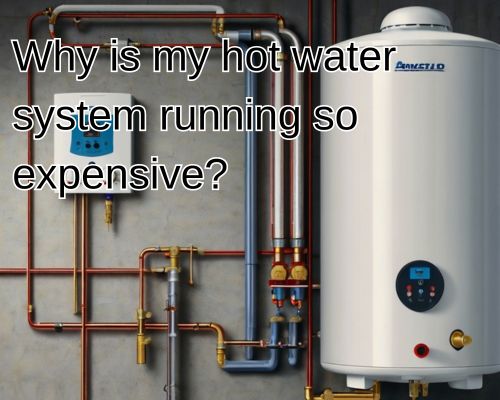an expensive hot water system installed