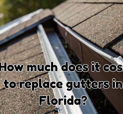 gutter replacement in a home in Florida