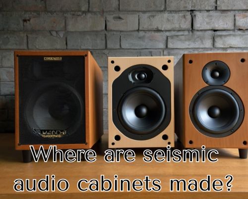 seismic audio cabinets made of good wood
